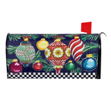 ‘Happy Holidays Ornaments’ Decorative Mailbox Cover