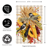 ‘Ornamental Corn Burlap’ Decorative Flag