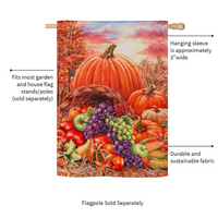 ‘Plentiful Harvest’ Decorative Flag