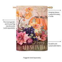 ‘Happy Thanksgiving’ Decorative Flag