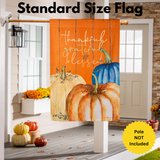 ‘ Thankful, Grateful, and Blessed ‘ Decorative Flag