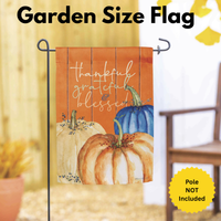 ‘ Thankful, Grateful, and Blessed ‘ Decorative Flag