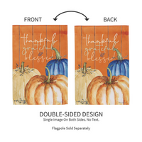 ‘ Thankful, Grateful, and Blessed ‘ Decorative Flag