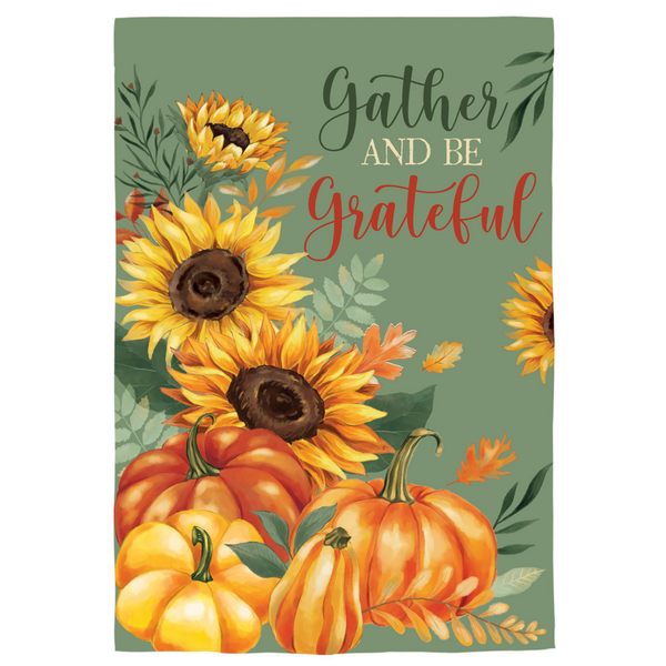 ‘Grateful Gatherings‘ Decorative Flag