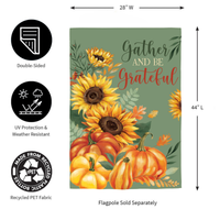 ‘Grateful Gatherings‘ Decorative Flag