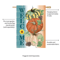 Pumpkin & Pine‘ Decorative Flag