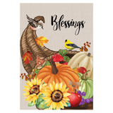 ‘Grateful Cornucopia‘ Decorative Flag