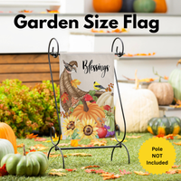 ‘Grateful Cornucopia‘ Decorative Flag