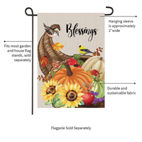 ‘Grateful Cornucopia‘ Decorative Flag