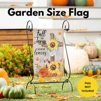 ‘He Will Never Leave‘ Decorative Flag