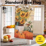 ‘Cotton & Sunflowers‘ Decorative Flag
