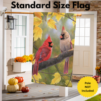 ‘Fall Couple‘ Decorative Flag