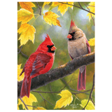 ‘Fall Couple‘ Decorative Flag