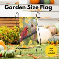 ‘Fall Couple‘ Decorative Flag
