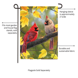 ‘Fall Couple‘ Decorative Flag