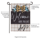‘Dogs and Checks‘ Decorative Flag