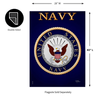 ‘Navy Armed Forces’ Decorative Flag