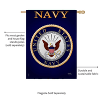 ‘Navy Armed Forces’ Decorative Flag