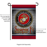 ‘Semper Fi US Marine Armed Forces’ Decorative Flag