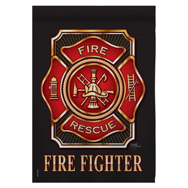 ‘Fire Fighter First Responders’ Decorative Flag