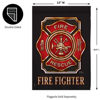 ‘Fire Fighter First Responders’ Decorative Flag