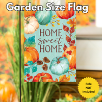 ‘Pumpkin Frame’ Decorative Flag