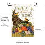 ‘Thankful Cornucopia’ Decorative Flag