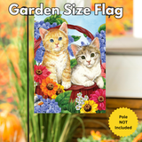 ‘Garden Kitties’ Decorative Flag