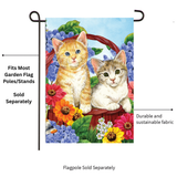 ‘Garden Kitties’ Decorative Flag