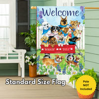 ‘Waggin Tails’ Decorative Flag