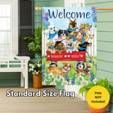 ‘Waggin Tails’ Decorative Flag