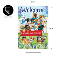 ‘Waggin Tails’ Decorative Flag