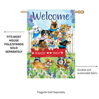 ‘Waggin Tails’ Decorative Flag