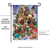 ‘Cats and Dogs Tree’ Decorative Flag