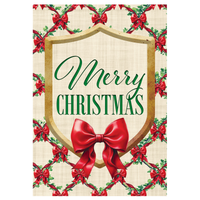 ‘Christmas Bows’ Decorative Flag