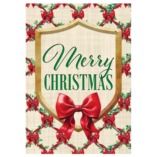 ‘Christmas Bows’ Decorative Flag