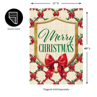 ‘Christmas Bows’ Decorative Flag