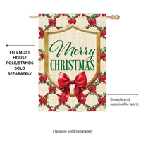 ‘Christmas Bows’ Decorative Flag