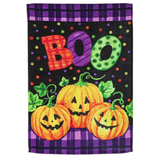 ‘Boo Jack-o-Lanterns’ Decorative Flag