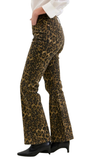 JUDY BLUE, HW Bootcut Leopard Print