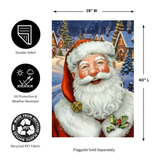 ‘Jolly Santa’ Decorative Flage