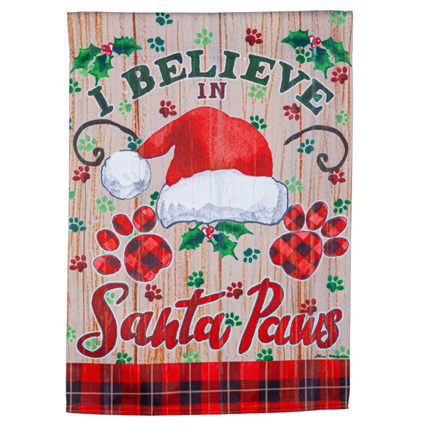 ‘Santa Paws’ Decorative Flag
