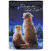 ‘Do You See What I See’ Decorative Flag