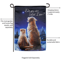 ‘Do You See What I See’ Decorative Flag