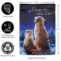 ‘Do You See What I See’ Decorative Flag