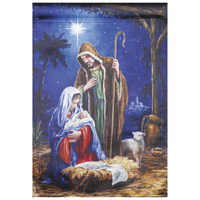 ‘Holy Night Nativity’ Decorative Flag