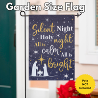 ‘Joy to the World REVERSIBLE’ Decorative Flag