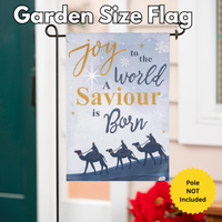 ‘Joy to the World REVERSIBLE’ Decorative Flag