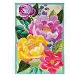 ‘Floral Burst’ Burlap Decorative Flag