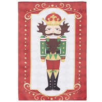 ‘Trio Nutcracker’ Reversible Decorative Flag